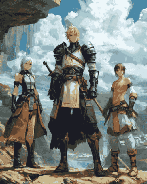 Final Fantasy XIV Online Adventure Diamond Painting