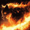 Fire Wolf Art Diamond Painting