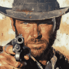 Fistful Of Dollars Film Diamond Painting