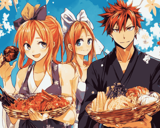 Food Wars Anime Diamond Painting