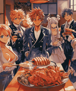 Food Wars Anime Diamond Painting