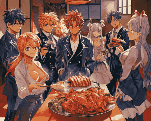 Food Wars Anime Diamond Painting