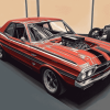 Ford Falcon Engine Diamond Painting