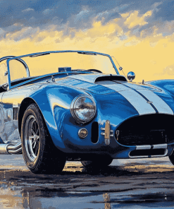 Ford Shelby Cobra Vintage Diamond Painting