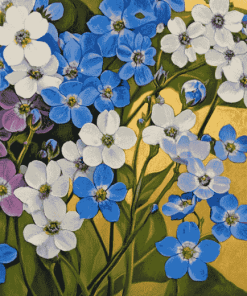 Forget Me Not Blossoms Diamond Painting