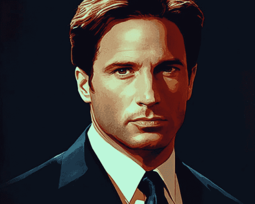 Fox Mulder Series Diamond Painting