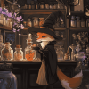 Fox Witch Animated Art Diamond Painting