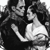 Frankenstein and Bride Movie Diamond Painting