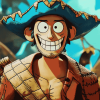 Franky Straw Hat Pirate Animation Diamond Painting