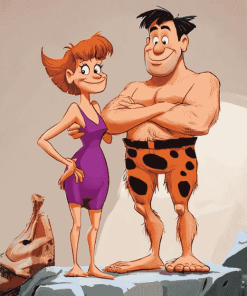 Fred Flintstone Cartoon Diamond Painting