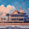 Galveston Island Seascapes Diamond Painting