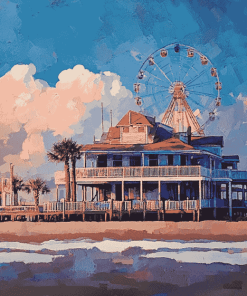 Galveston Island Seascapes Diamond Painting