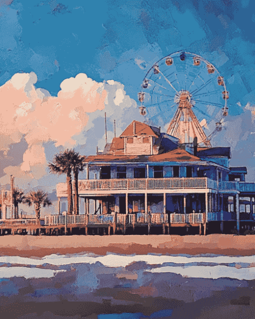 Galveston Island Seascapes Diamond Painting