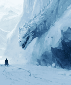 Game of Thrones Snowy Landscape Diamond Painting