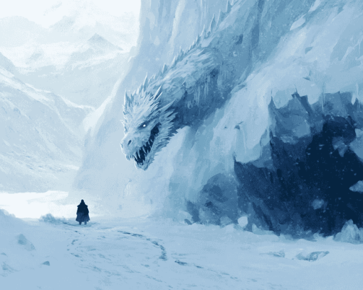 Game of Thrones Snowy Landscape Diamond Painting