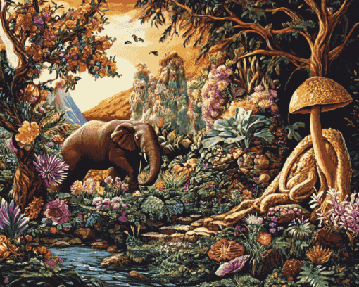 Garden Of Eden Fantasy Diamond Painting