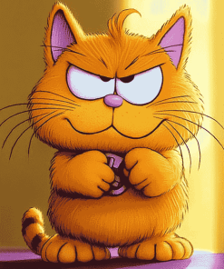 Garfield Cartoon Cat Diamond Painting