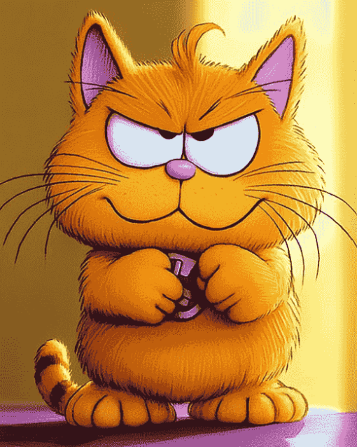 Garfield Cartoon Cat Diamond Painting