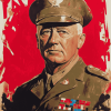 George Patton Military Diamond Painting