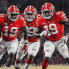 Georgia Bulldogs Football Stars Diamond Painting