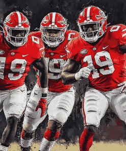 Georgia Bulldogs Football Stars Diamond Painting