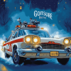 Ghostbusters Ecto 1 Classic Car Diamond Painting