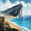 Gibraltar Beaches Diamond Painting