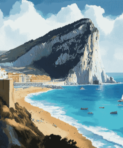 Gibraltar Beaches Diamond Painting