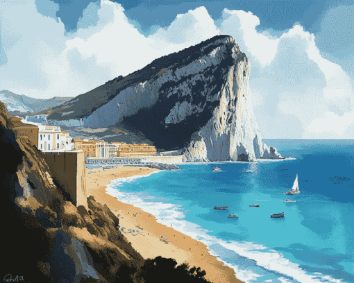 Gibraltar Beaches Diamond Painting