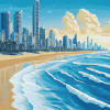 Gold Coast Cityscape Diamond Painting