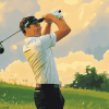 Golf Legend Viktor Hovland Diamond Painting