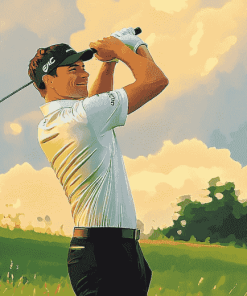 Golf Legend Viktor Hovland Diamond Painting