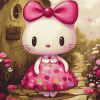 Gorgeous Hello Kitty Diamond Painting