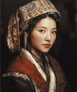 Gorgeous Tibetan Woman Diamond Painting