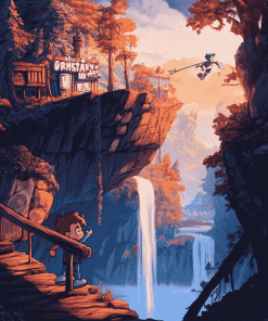 Gravity Falls Animation Diamond Painting