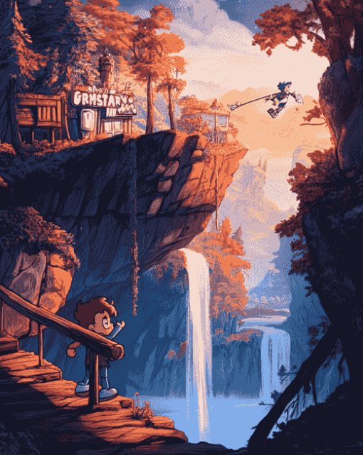 Gravity Falls Animation Diamond Painting