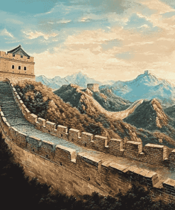 Great Wall of China Landscape Diamond Painting