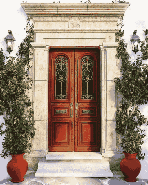 Greek Doors Diamond Painting