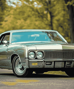 Green 1969 Oldsmobile Vintage Diamond Painting