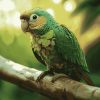 Green Cheek Parrot Diamond Painting