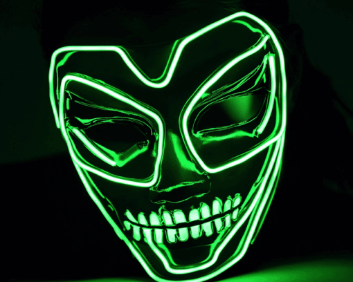 Green Neon Mask Animation Diamond Painting