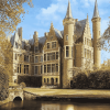 Groot Bijgaarden Castle Brussels Diamond Painting