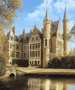 Groot Bijgaarden Castle Brussels Diamond Painting