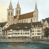 Grossmunster Zurich Landmark Diamond Painting