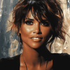 Halle Berry Celebrity Diamond Painting