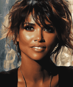 Halle Berry Celebrity Diamond Painting