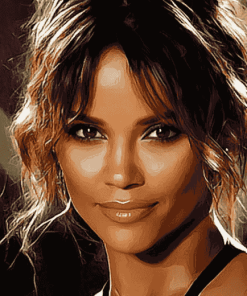 Halle Berry Celebrity Diamond Painting