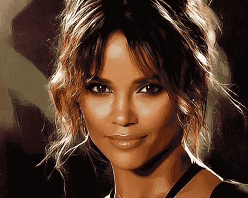 Halle Berry Celebrity Diamond Painting