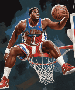 Harlem Globetrotters Basketball Star Diamond Painting