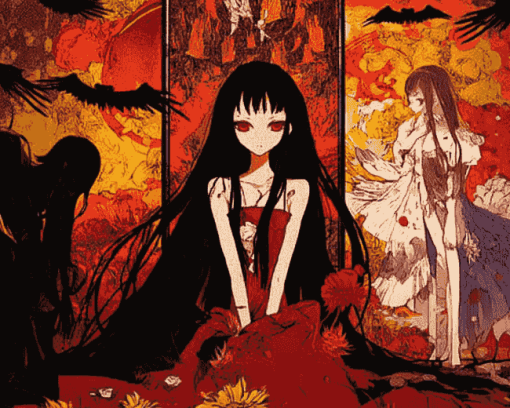 Hell Girl Anime Art Diamond Painting